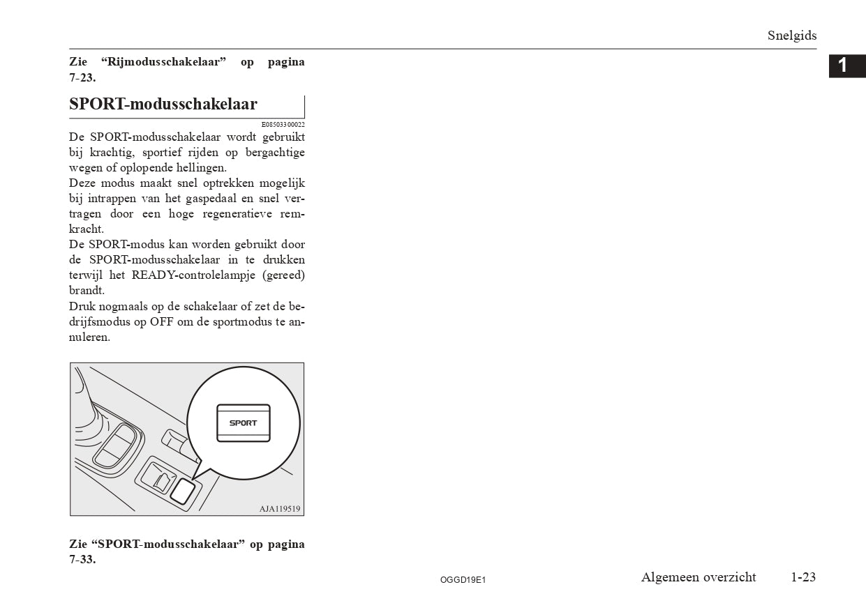 2018 Mitsubishi Outlander PHEV Gebruikershandleiding | Nederlands