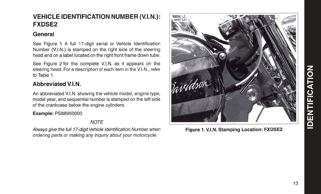 2008 Harley-Davidson FXDSE2 Gebruikershandleiding | Engels