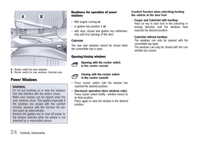 2000 Porsche 911 Carrera/911 Carrera 4 Owner's Manual | English