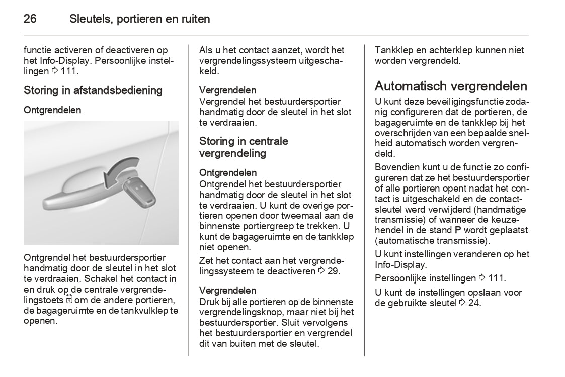 2015 Opel Corsa Gebruikershandleiding | Nederlands