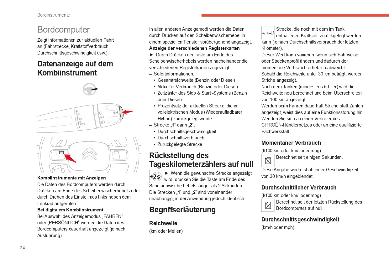 2022-2024 Citroën C5 Aircross Owner's Manual | German