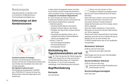 2022-2024 Citroën C5 Aircross Owner's Manual | German