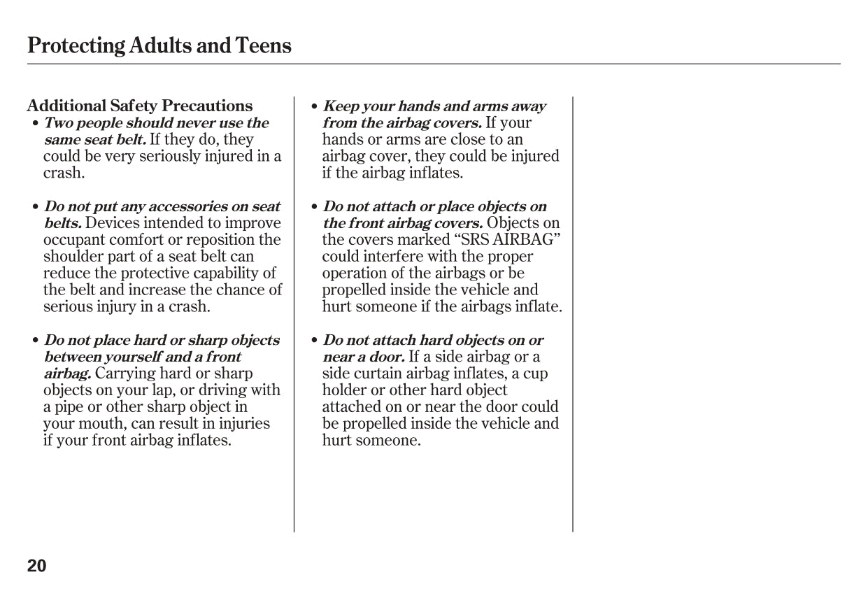 2008 Acura RL Owner's Manual | English