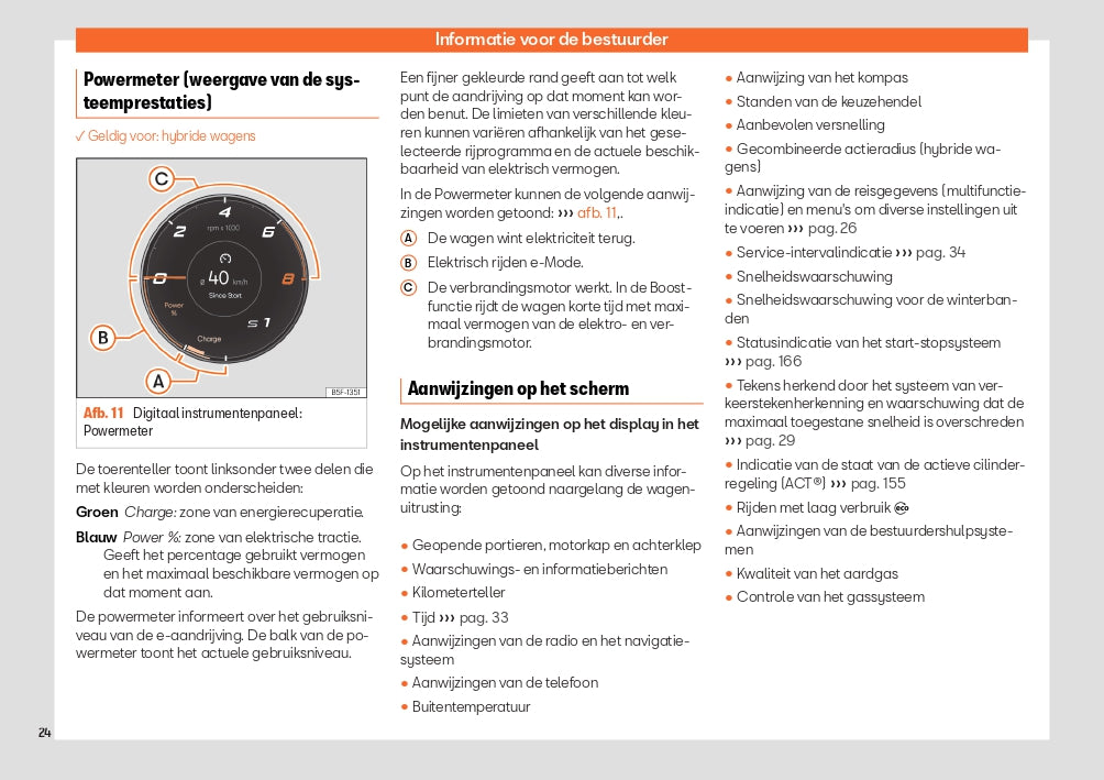 2022-2023 Seat Leon/Leon Sportstourer Owner's Manual | Dutch