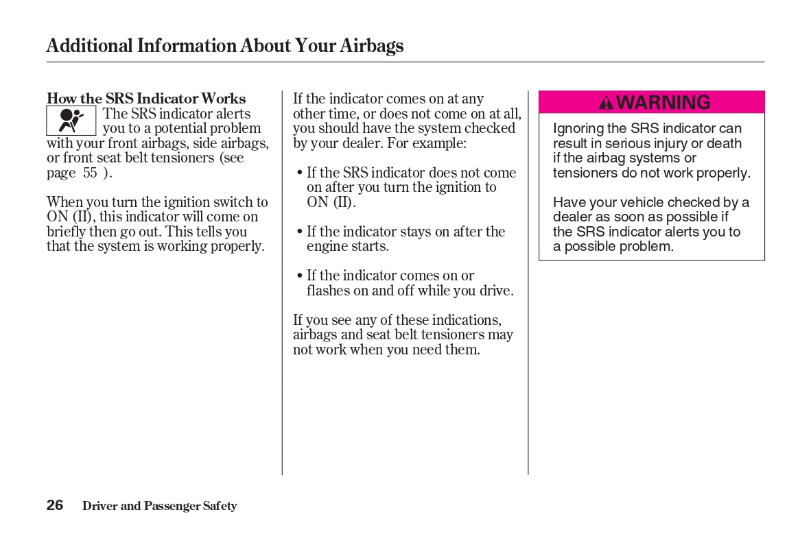 2004 Honda Element Owner's Manual | English