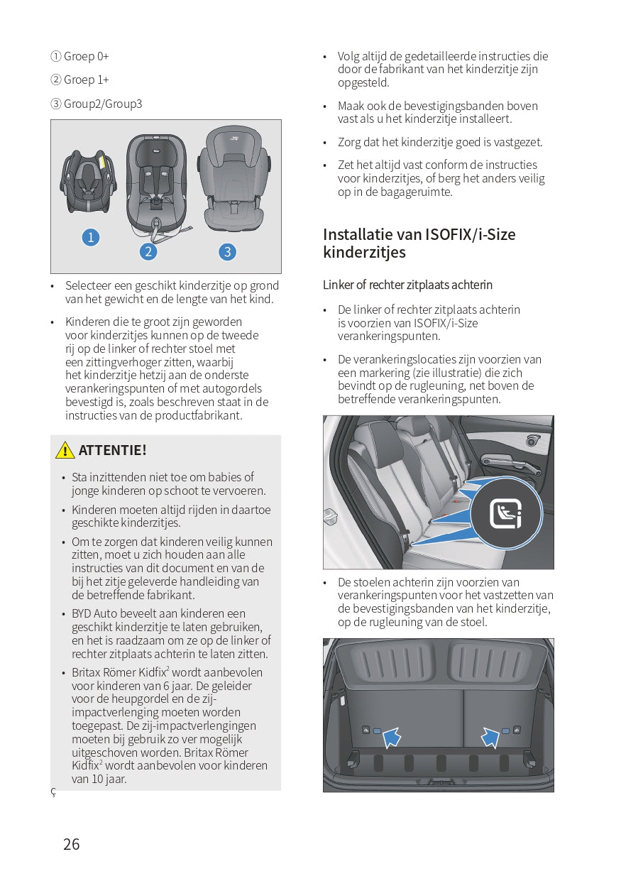 2022-2023 BYD Atto 3 Owner's Manual | Dutch