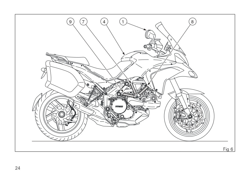 2014 Ducati Multistrada 1200S Touring  Owner's Manual | English