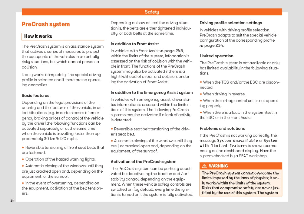 2021-2022 Seat Leon/Leon Sportstourer Owner's Manual | English