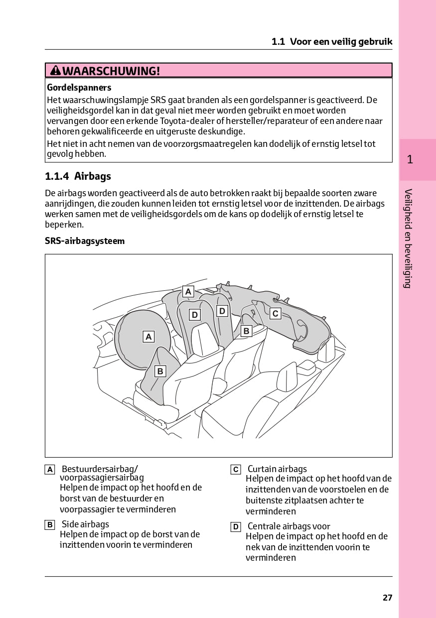 2024 Toyota Yaris Hybrid Owner's Manual | Dutch