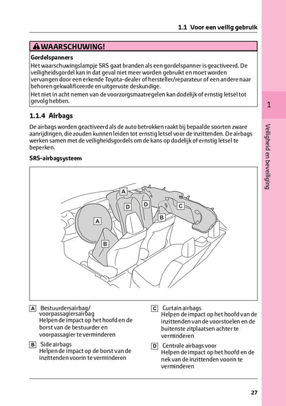 2024 Toyota Yaris Hybrid Owner's Manual | Dutch