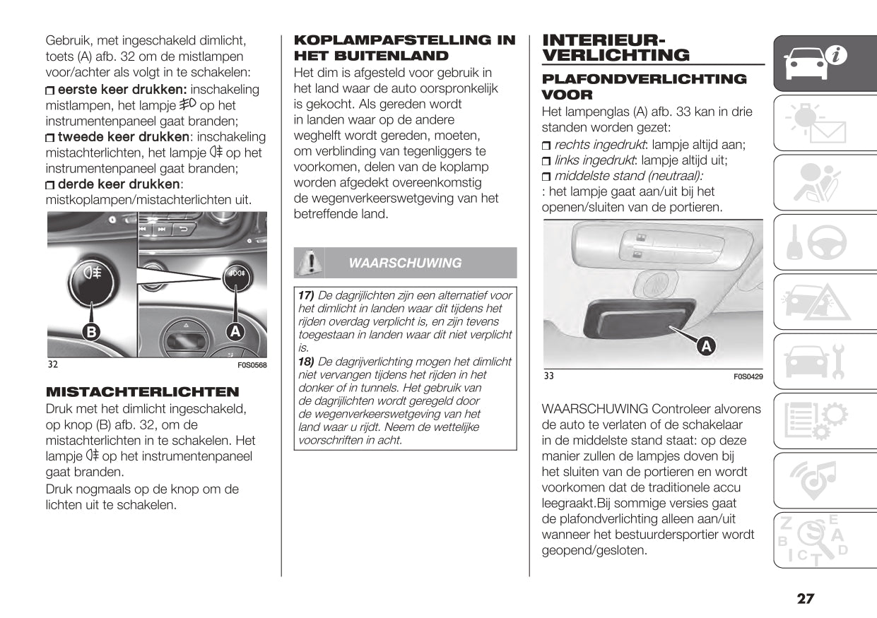 2023 Fiat 500/500C Gebruikershandleiding | Nederlands