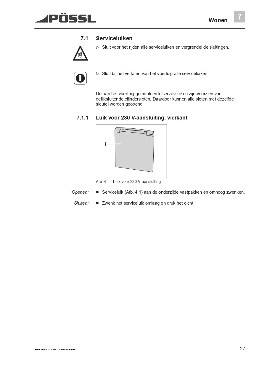 2019-2021 Pössl 2WIN Plus Owner's Manual | Dutch