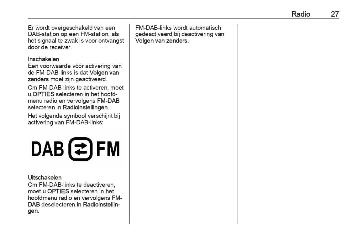 2020-2023 Opel Vivaro Infotainment Manual | Dutch