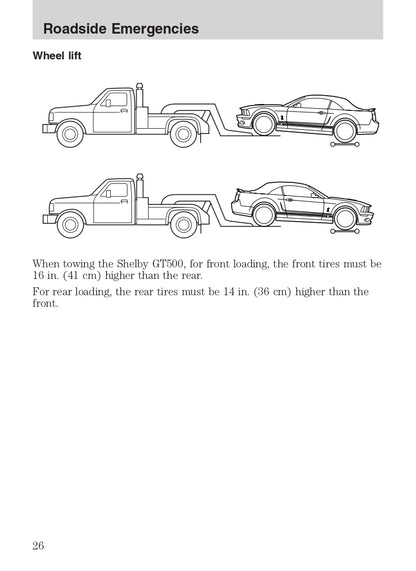 2007 Ford Shelby GT500 Owner's Manual | English