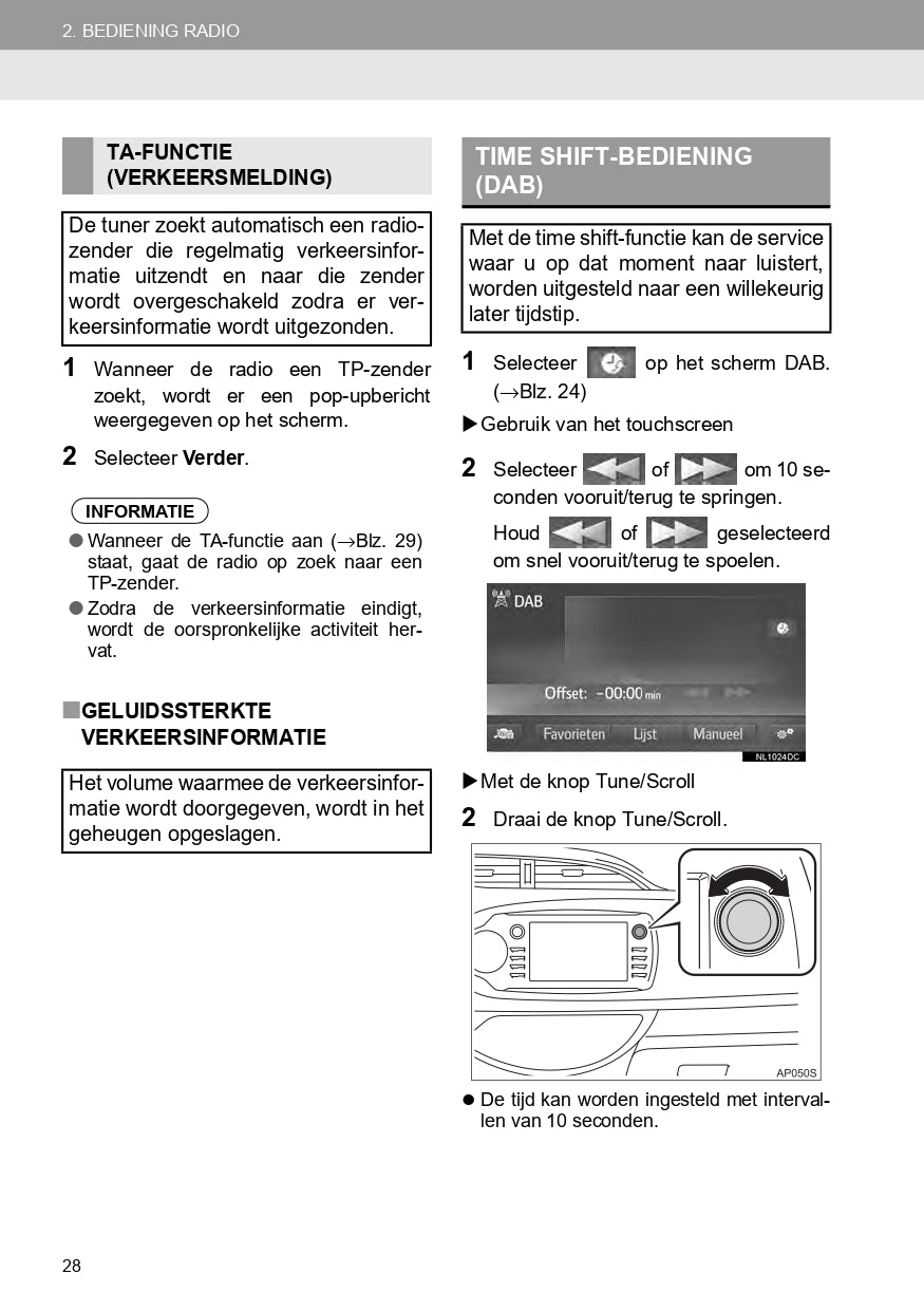 2018-2019 Toyota Yaris Infotainment Manual | Dutch