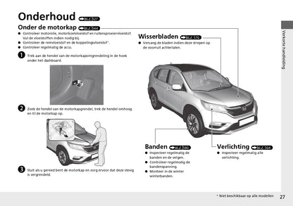 2013 Honda CR-V Owner's Manual | Dutch