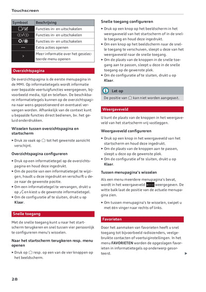 2022-2023 Audi A5 Owner's Manual | Dutch