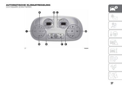 2018-2020 Fiat 500/500C Owner's Manual | Dutch