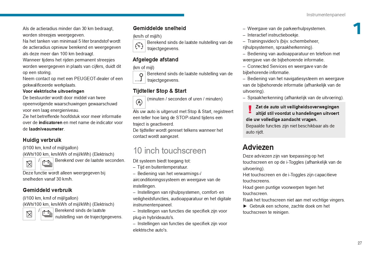 2023-2024 Peugeot 308/308SW Owner's Manual | Dutch