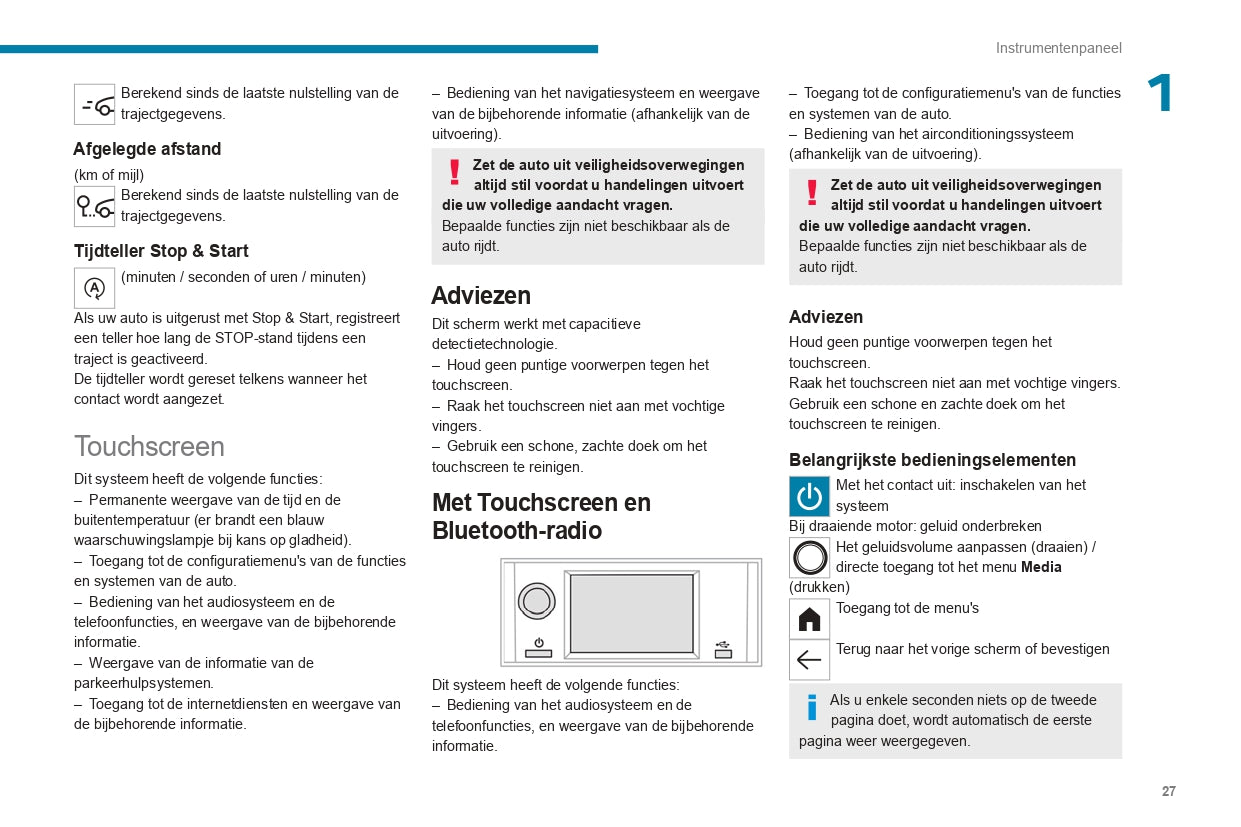 2024 Peugeot Expert/e-Expert/Traveller/e-Traveller Bedienungsanleitung | Niederländisch