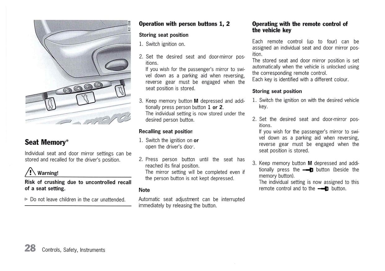 2003 Porsche 911 Carrera Owner's Manual | English