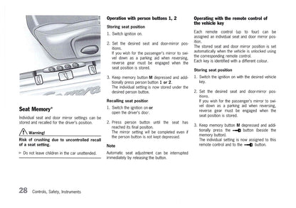 2003 Porsche 911 Carrera Owner's Manual | English