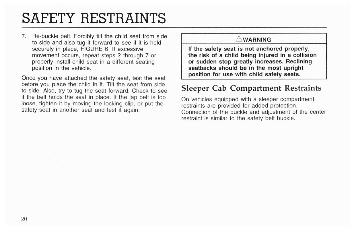 1997 Ford L-Series Owner's Manual | English