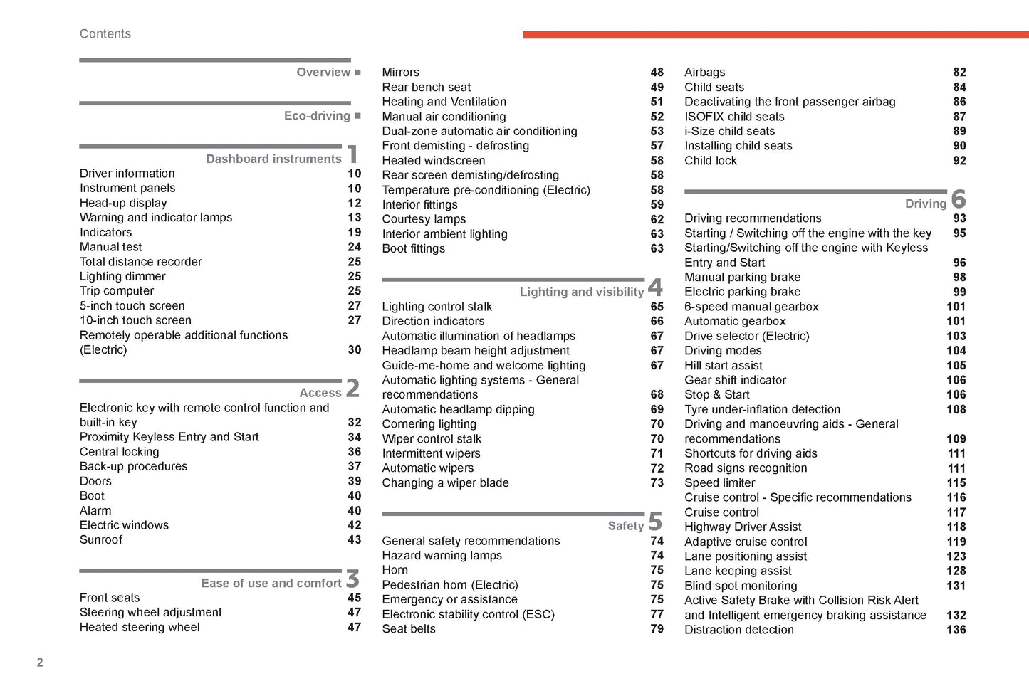 2022-2024 citroen C4/C4X Manuel du propriétaire | Anglais