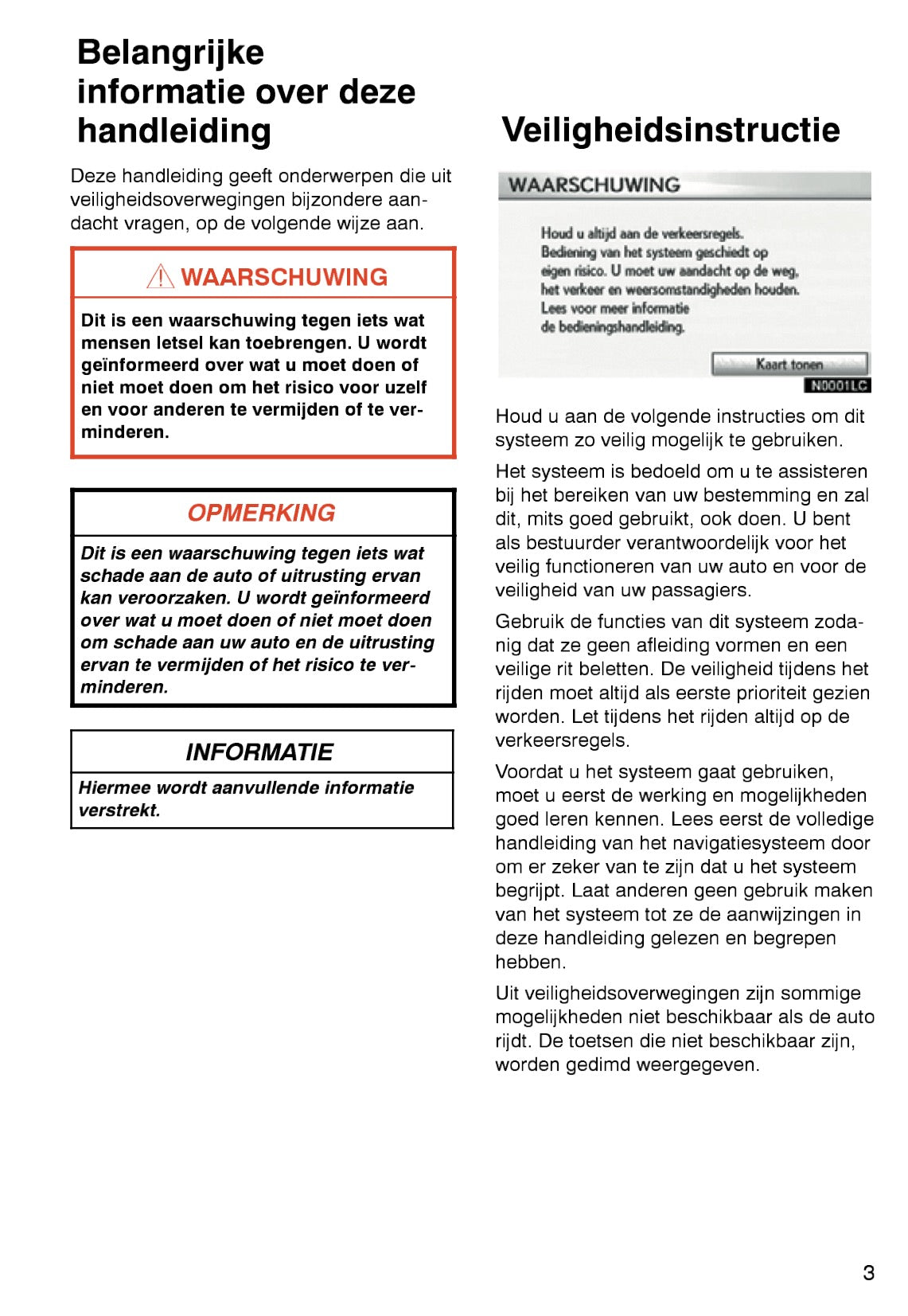 Lexus CT 200h Navigatiesysteem Handleiding 2011