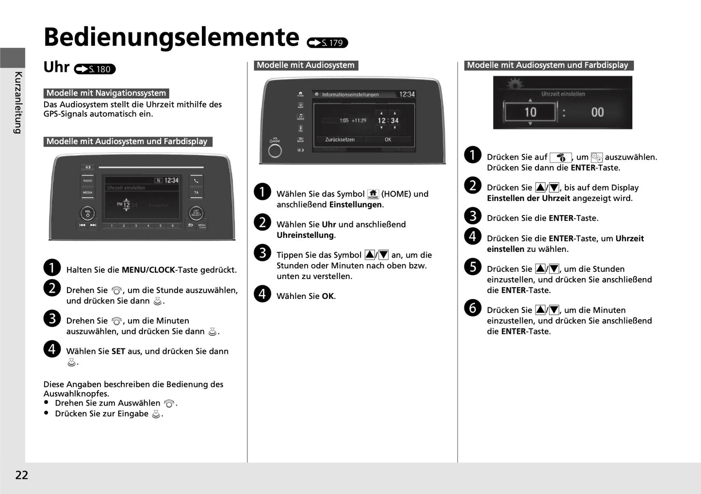 2018-2019 Honda CR-V Hybrid Bedienungsanleitung | Deutsch