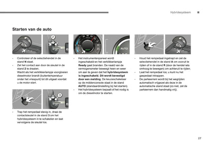 2013-2015 Peugeot 3008 HYbrid4 Gebruikershandleiding | Nederlands