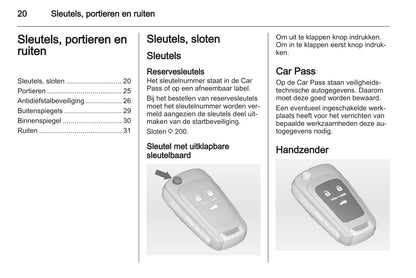 2012-2013 Opel Astra GTC Gebruikershandleiding | Nederlands