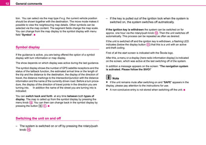 Skoda Radio Navigation DX Owner's Manual 2006