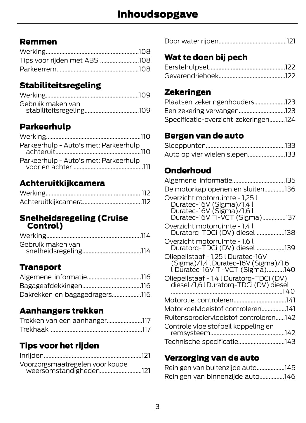 2012 Ford Fiesta Owner's Manual | Dutch