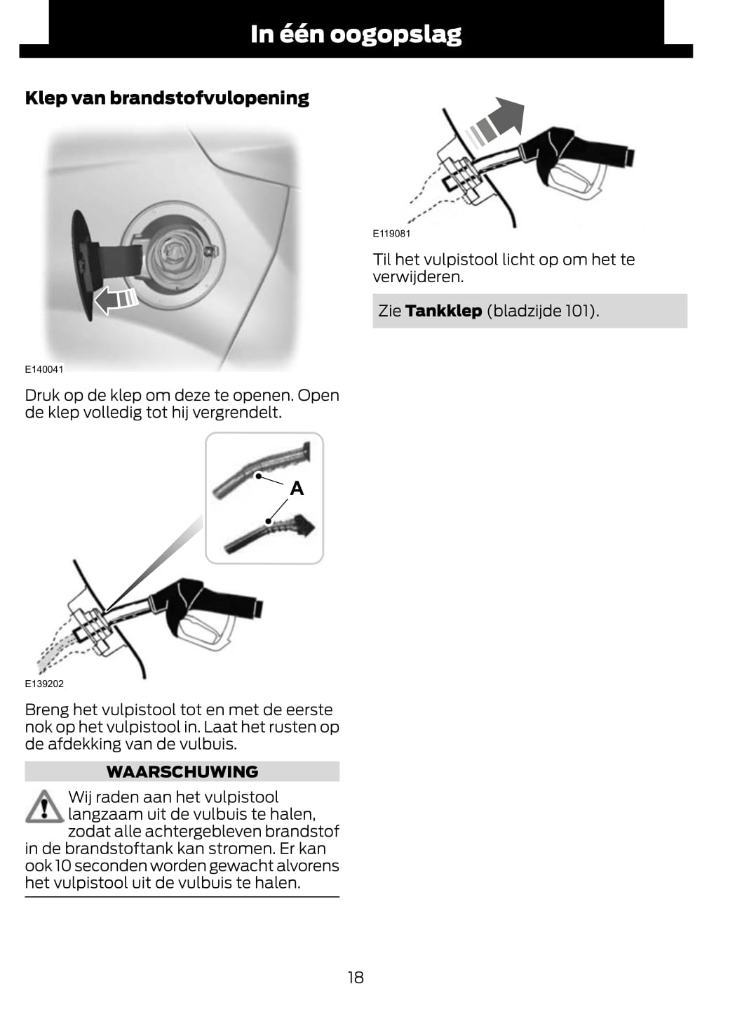 2012 Ford Fiesta Owner's Manual | Dutch