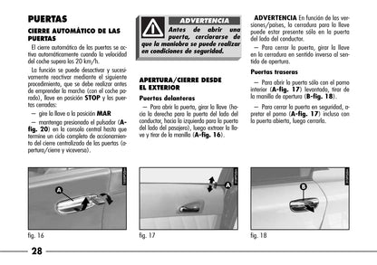 2003-2008 Alfa Romeo 166 Gebruikershandleiding | Spaans