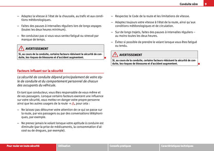 2009-2012 Seat Exeo Manuel du propriétaire | Français