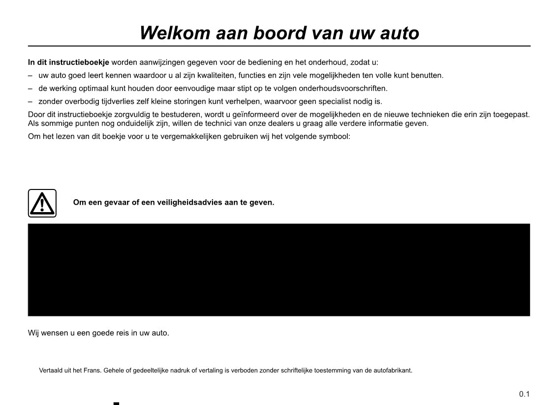 2014-2015 Renault Mégane Owner's Manual | Dutch