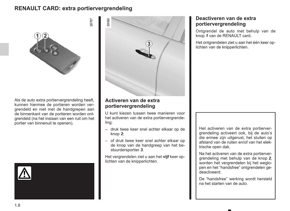 2014-2015 Renault Mégane Owner's Manual | Dutch