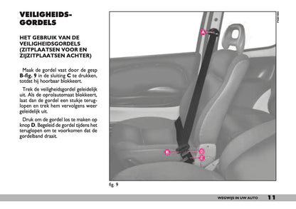 2000-2001 Fiat Seicento Gebruikershandleiding | Nederlands