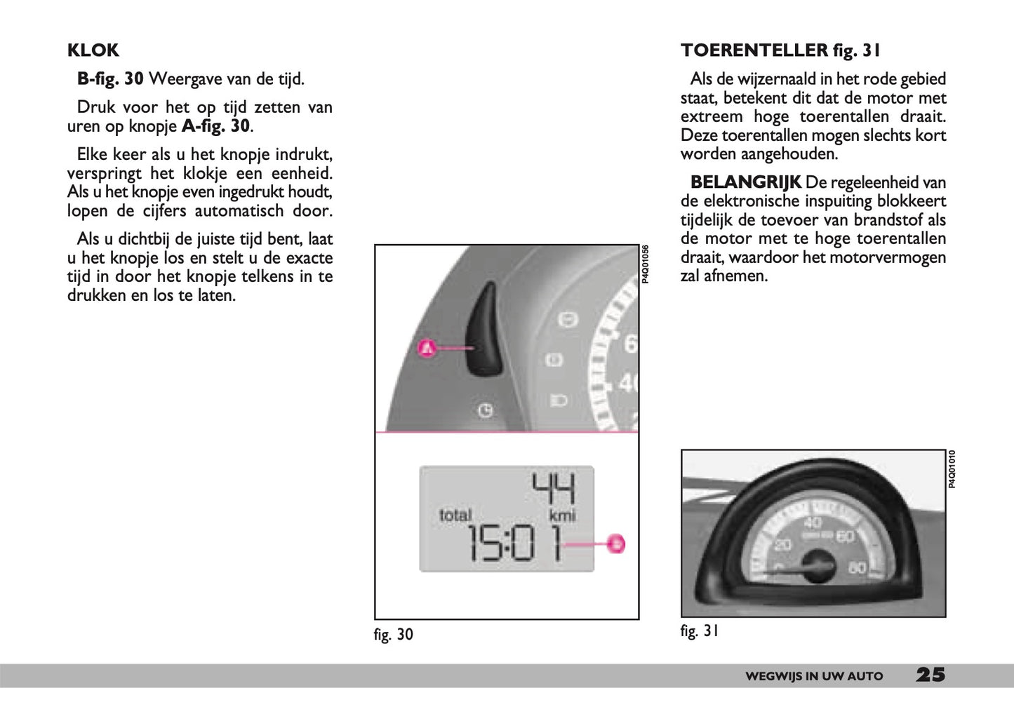 2000-2001 Fiat Seicento Gebruikershandleiding | Nederlands