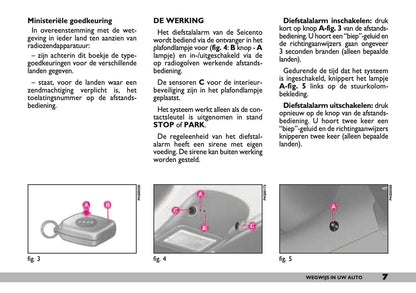 2000-2001 Fiat Seicento Gebruikershandleiding | Nederlands