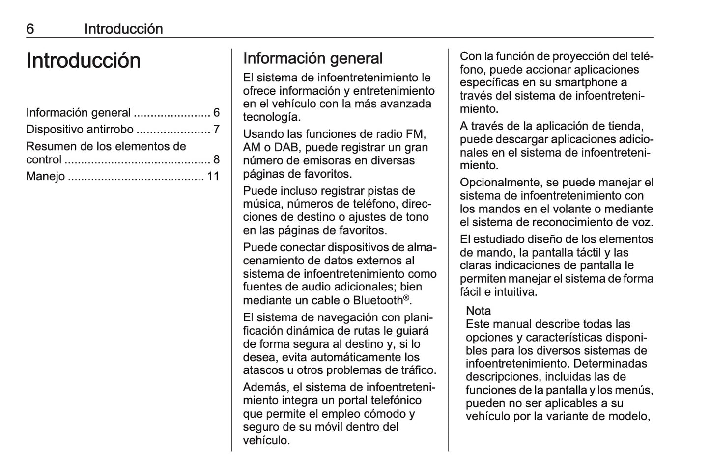 Opel Insignia Manual de infoentretenimiento 2017 - 2020