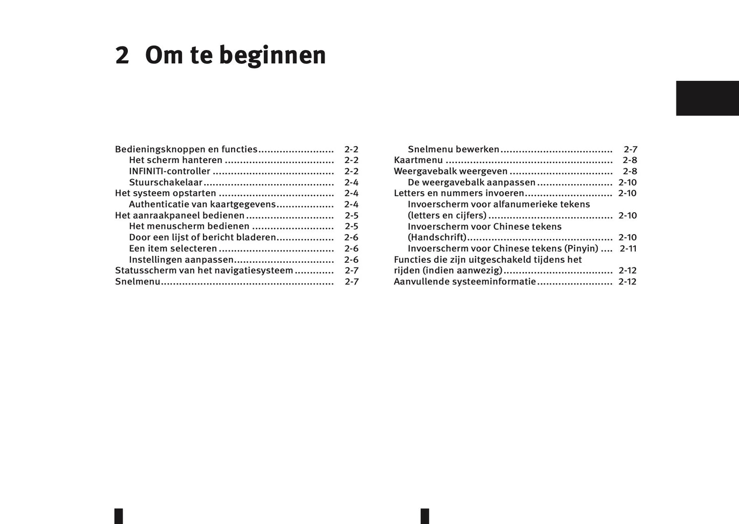 Infiniti Intouch Handleiding 2014