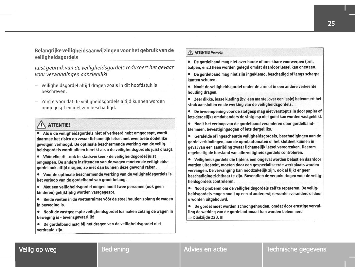 2010-2011 Seat Altea Freetrack Owner's Manual | Dutch