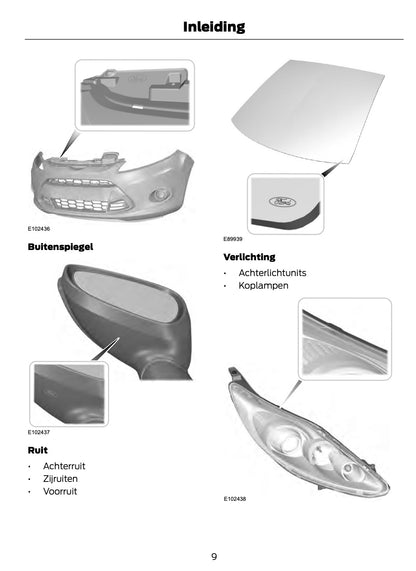 2011-2012 Ford Fiesta Bedienungsanleitung | Niederländisch