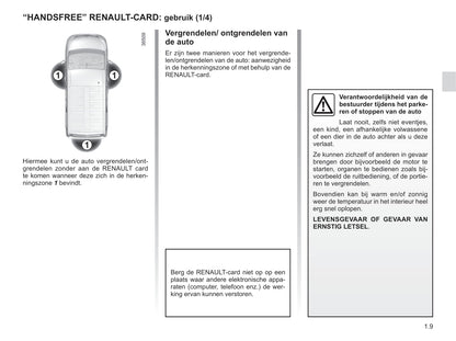 2015-2016 Renault Trafic Owner's Manual | Dutch