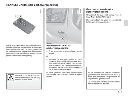 2015-2016 Renault Trafic Owner's Manual | Dutch