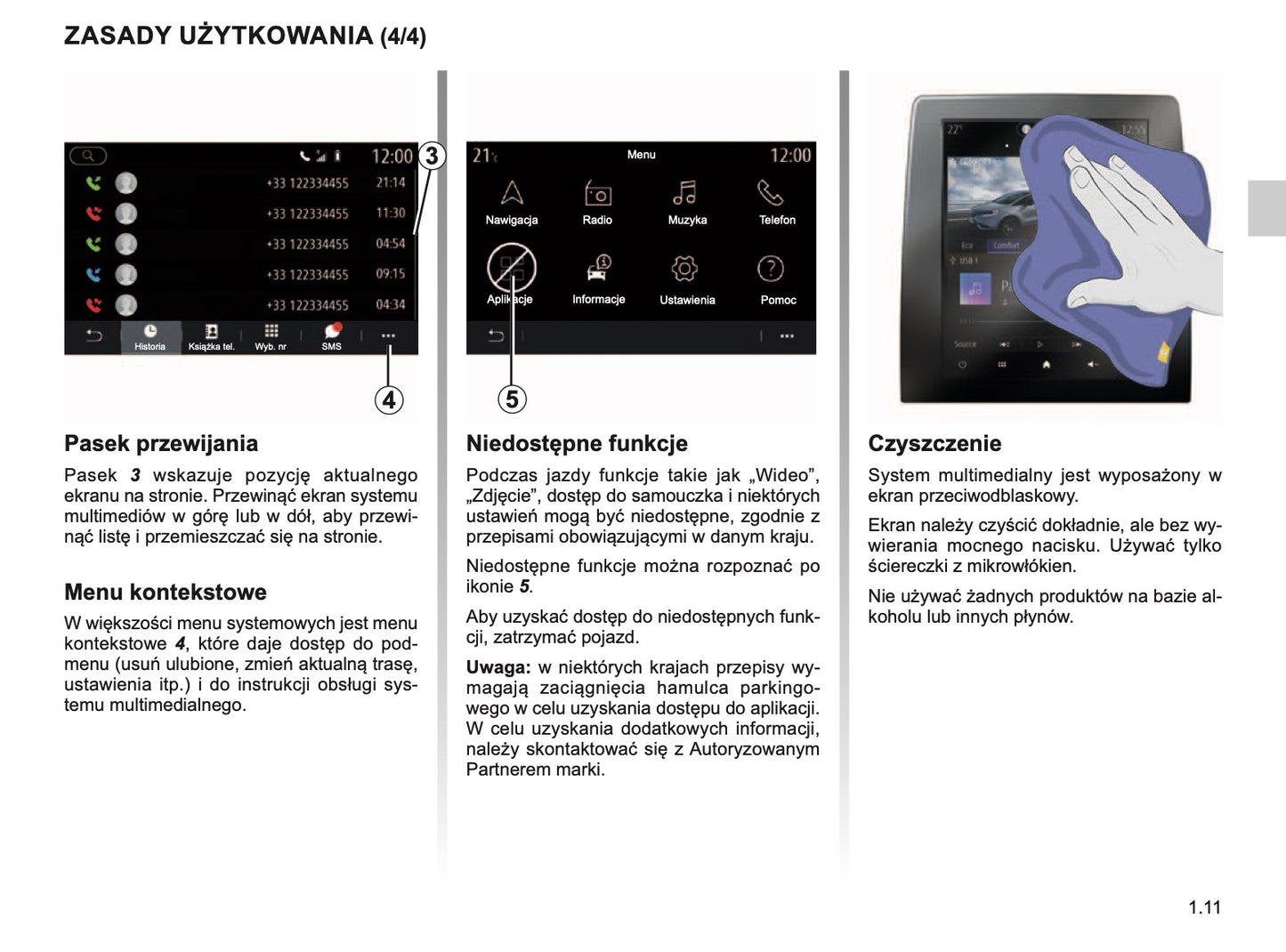 Renault Easy Connect Instrukcja obsługi 2019 - 2020