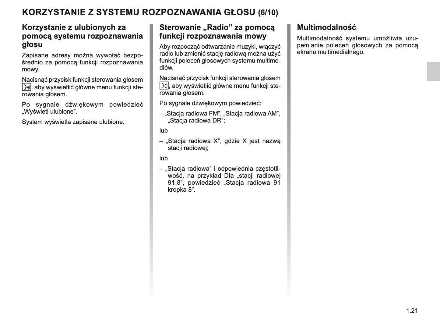 Renault Easy Connect Instrukcja obsługi 2019 - 2020